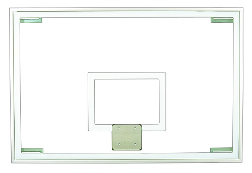 TRADITIONAL 48 INCH TALL TEMPERED GLASS BACKBOARD